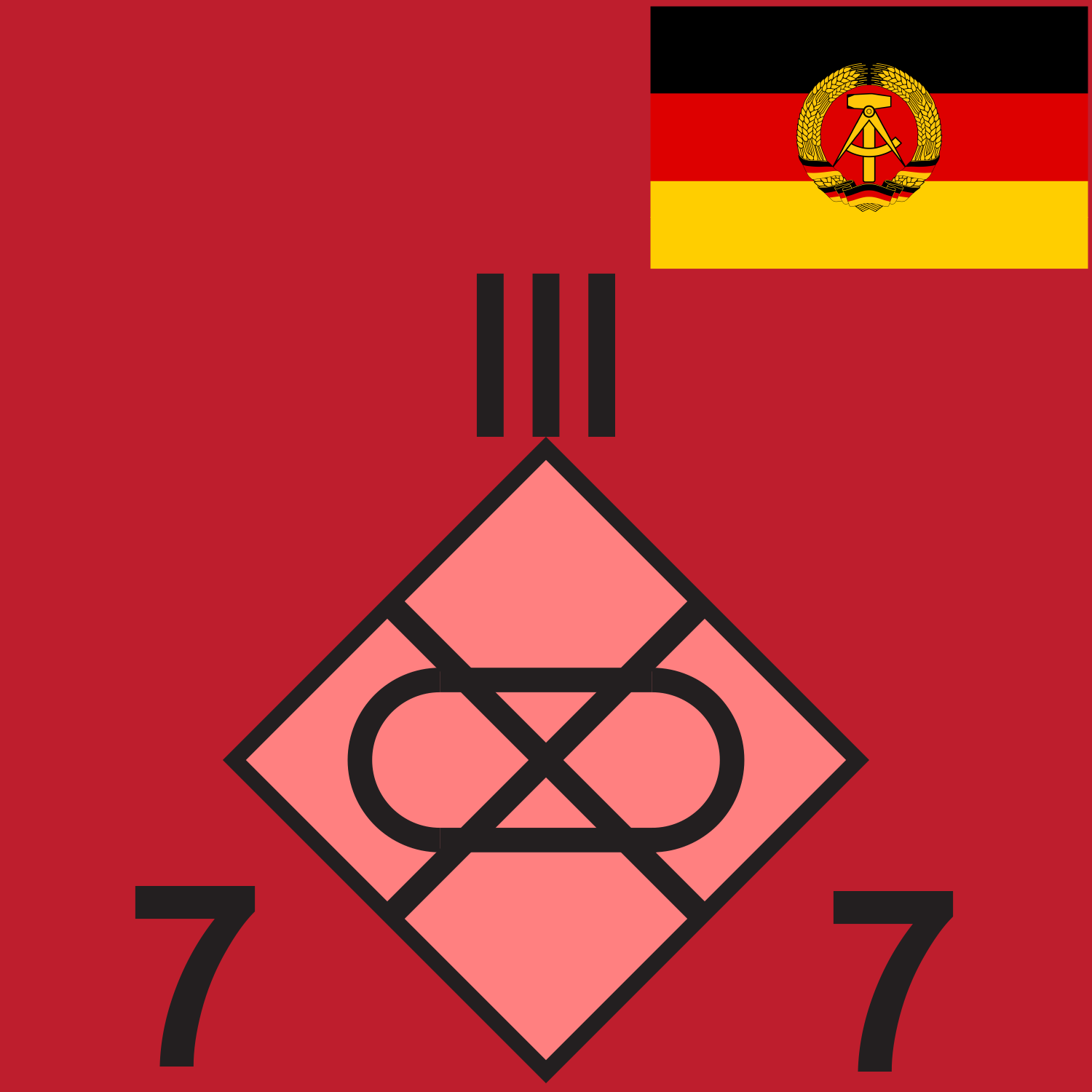 RED GDR 7 MRR 1989